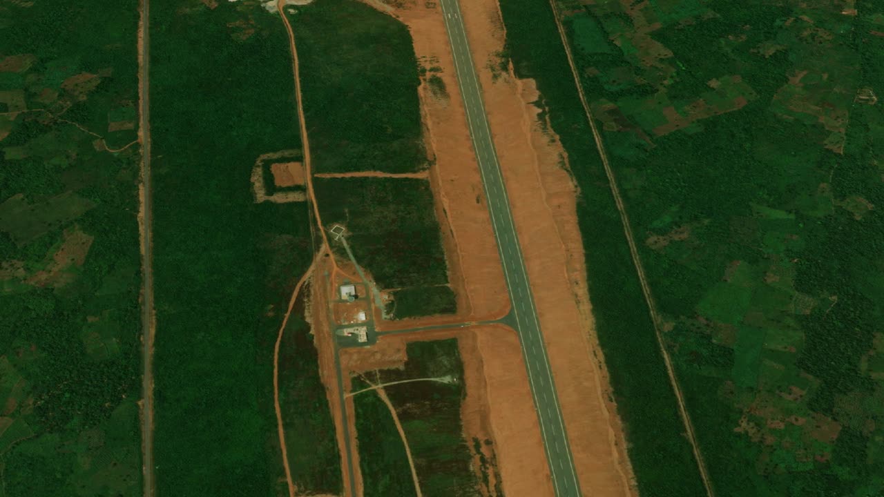 Gateway airport, real satellite, latest available